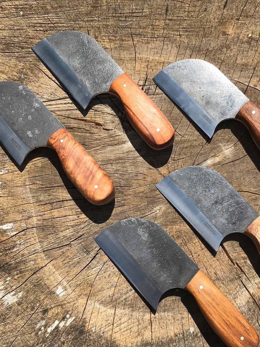Five small knives